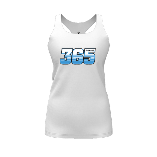[CUS-DFW-RCBK-PER-WHT-FYS-LOGO2] Racerback Tank Top (Female Youth S, White, Logo 2)
