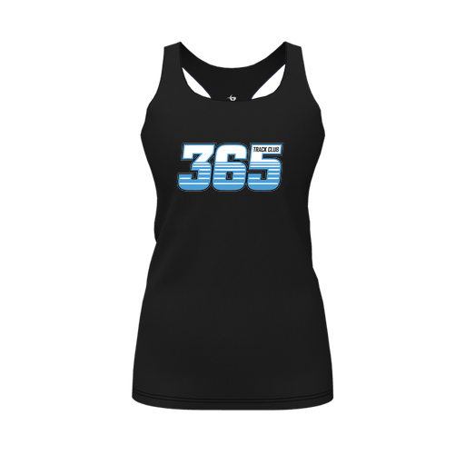 [FT0TRBBK-FYS-LOGO2] Decker Racerback Tank Top (Female Youth S, Black, Logo 2)