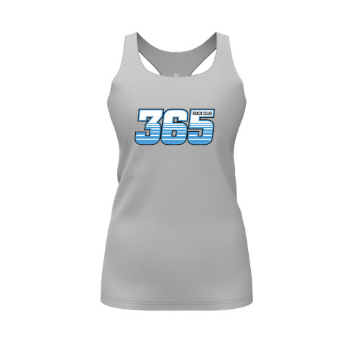 [CUS-DFW-RCBK-PER-GRY-FYS-LOGO2] Racerback Tank Top (Female Youth S, Gray, Logo 2)