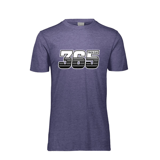 [FTSCUBNV-YS-LOGO1] Decker Youth Tri-Blend T-Shirt - Short Sleeve (Youth S, Navy, Logo 1)