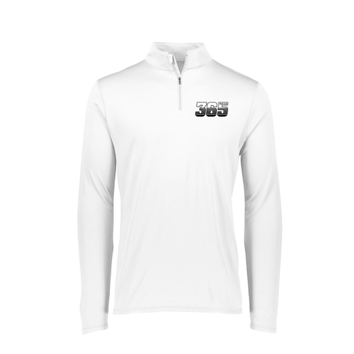 [FTLQFLWH-FAXS-LOGO1] Decker Women's Flex-Lite 1/4 Zip Shirt (Female Adult XS, White, Logo 1)