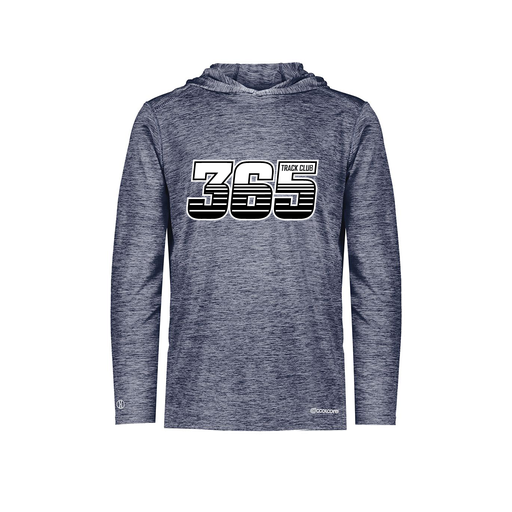 [FOLHCGNV-AS-LOGO1] Men's Charge Hoodie (Adult S, Navy, Logo 1)