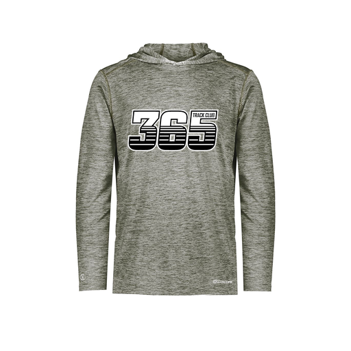 [FOLHCGGY-AS-LOGO1] Decker Men's Charge Hoodie (Adult S, Gray, Logo 1)