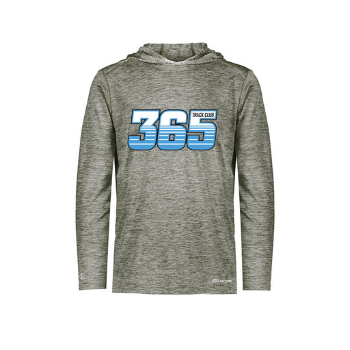 [FOLHCGGY-AS-LOGO2] Decker Men's Charge Hoodie (Adult S, Gray, Logo 2)