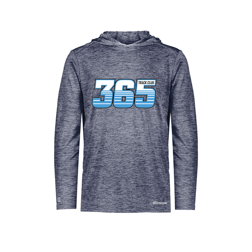 [FOLHCGNV-YS-LOGO2] Decker Youth Charge Hoodie (Youth S, Navy, Logo 2)