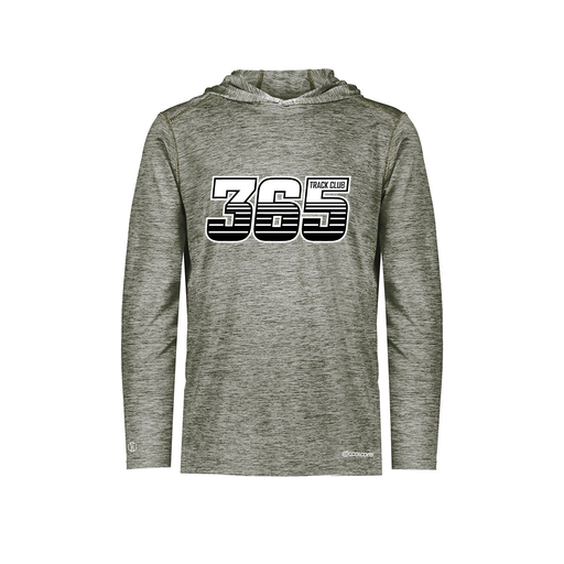 [FOLHCGGY-YS-LOGO1] Decker Youth Charge Hoodie (Youth S, Gray, Logo 1)