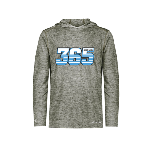 [FOLHCGGY-YS-LOGO2] Decker Youth Charge Hoodie (Youth S, Gray, Logo 2)