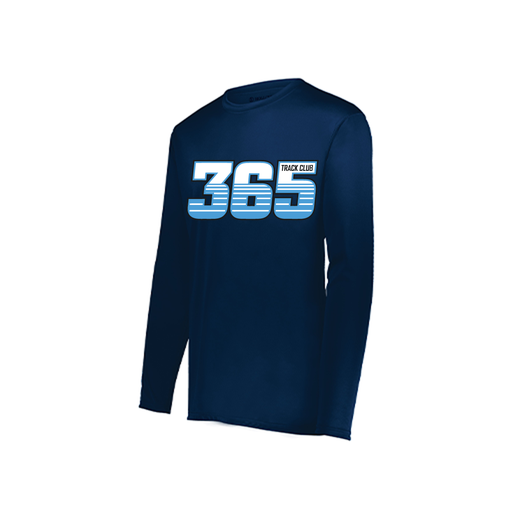[222822.065.XS-LOGO2] Men's LS Smooth Sport Shirt (Adult XS, Navy, Logo 2)
