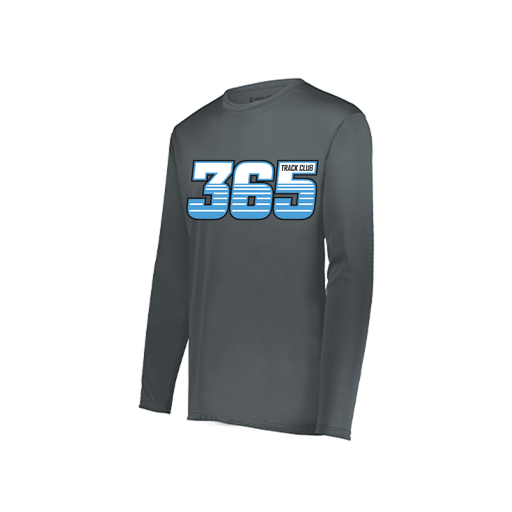 [222822.059.XS-LOGO2] Men's LS Smooth Sport Shirt (Adult XS, Gray, Logo 2)