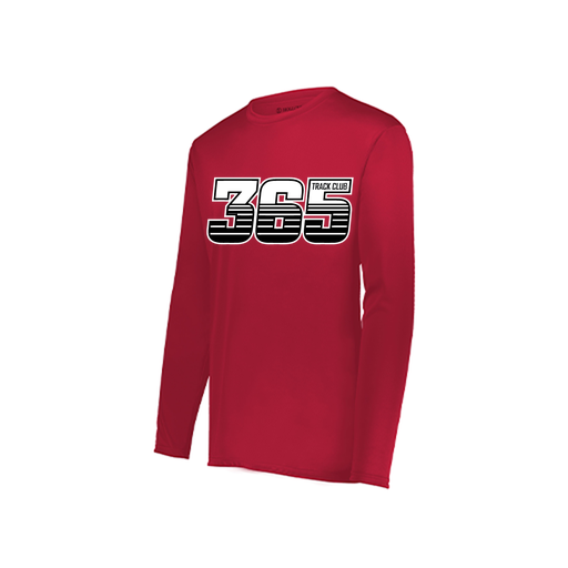 [222822.083.XS-LOGO1] Men's LS Smooth Sport Shirt (Adult XS, Red, Logo 1)