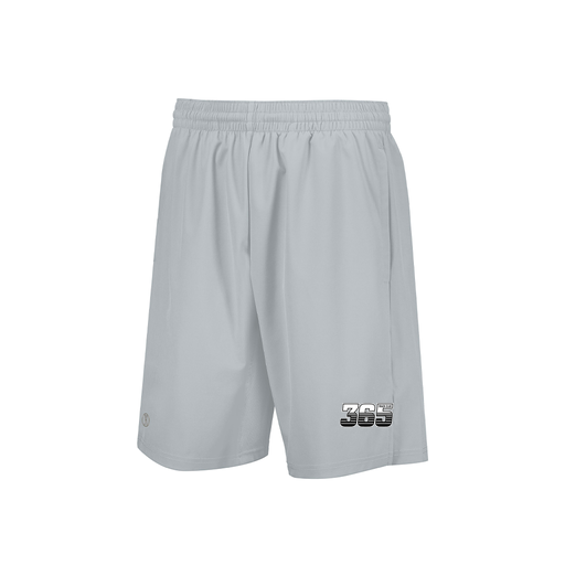 [229556.099.XS-LOGO1] Men's Weld Short (Adult XS, Silver, Logo 1)
