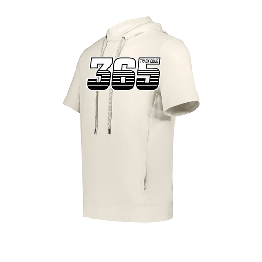 [222605-WHT-YS-LOGO1] YOUTH VENTURA SOFT KNIT SHORT SLEEVE HOODIE (Youth S, White, Logo 1)