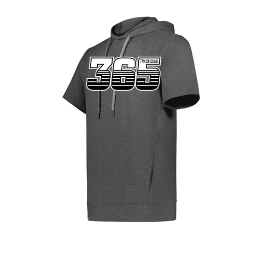 [222605-GRY-YS-LOGO1] YOUTH VENTURA SOFT KNIT SHORT SLEEVE HOODIE (Youth S, Gray, Logo 1)